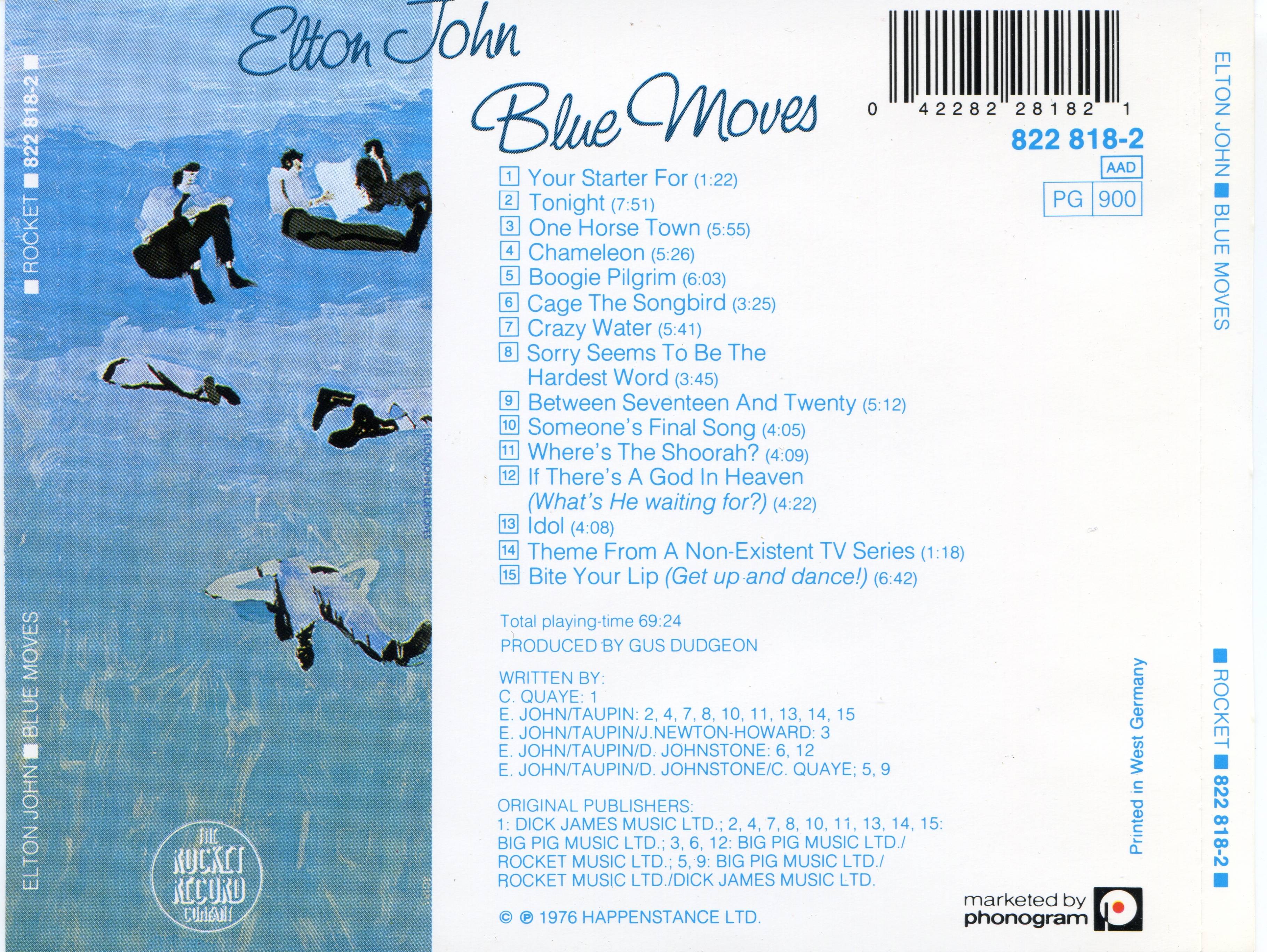 Elton John Blue Moves [ak d]